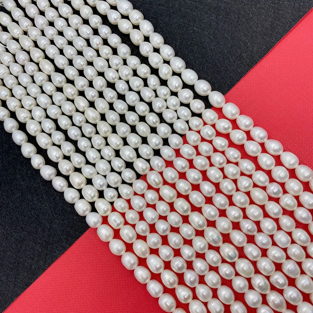 Class AA AAA Natural Freshwater Pearl Beads Rice Shape High Quality 5-10mm Beads Jewelry Making DIY Bracelet Necklace Earrings
Class AA AAA Natural Freshwater Pearl Beads Rice Shape High Quality 5-10mm Beads Jewelry Making DIY Bracelet Necklace Earrings