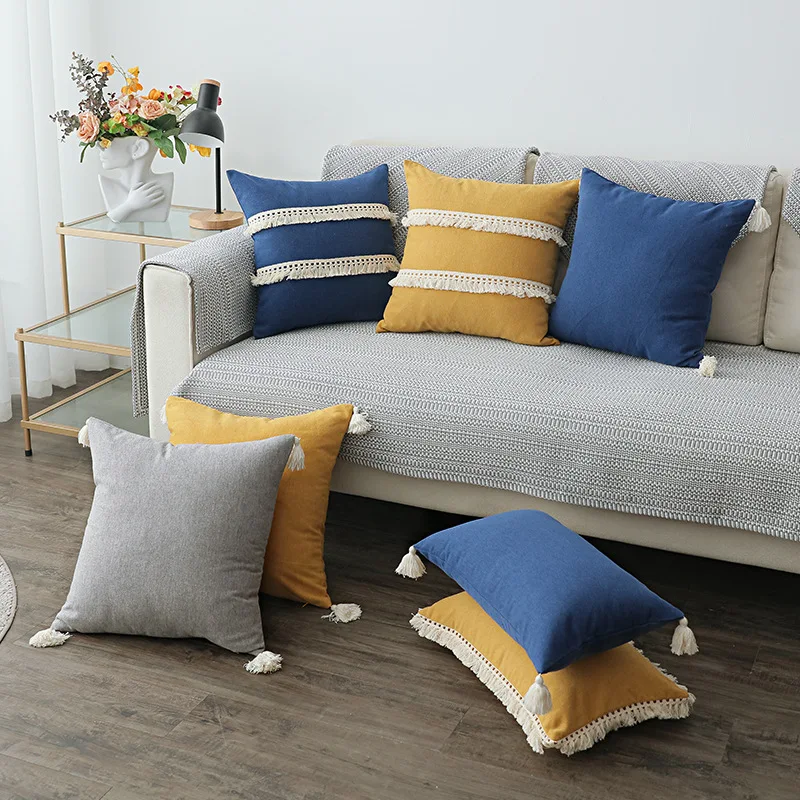 Beige Cotton Linen Fringed Pillowcase American Pastoral Small Fresh Sofa Cushion Cover Living Room Decorative Lumbar PillowCover
Beige Cotton Linen Fringed Pillowcase American Pastoral Small Fresh Sofa Cushion Cover Living Room Decorative Lumbar PillowCover
