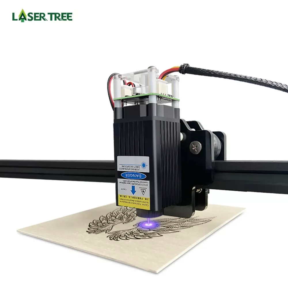 

NEW Laserowe drzewo 20W 40W moduł laserowy 450nm TTL niebieskie światło grawer laserowy głowica do maszyna do laserowego ci
