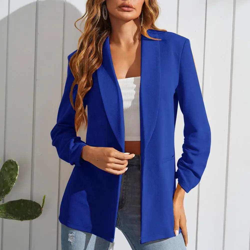 Windproof Skin-touching Elegant Temperament Women Single Breasted Casual Jacket Blazer Women Blazer Outerwear
Windproof Skin-touching Elegant Temperament Women Single Breasted Casual Jacket Blazer Women Blazer Outerwear