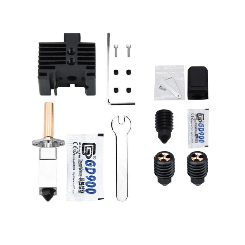 For Bambu Lab X1 Hotend Upgraded Bimetal Heatbreak Plated Block CHT Hardened Nozzle Thermistor
For Bambu Lab X1 Hotend Upgraded Bimetal Heatbreak Plated Block CHT Hardened Nozzle Thermistor