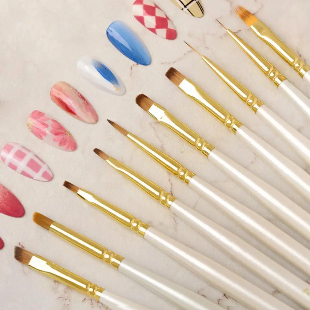 Nail Pen Brush Easy to Use Multi-function Tip Head Gel Nail Painting Brushes for Manicure Home Use
Nail Pen Brush Easy to Use Multi-function Tip Head Gel Nail Painting Brushes for Manicure Home Use