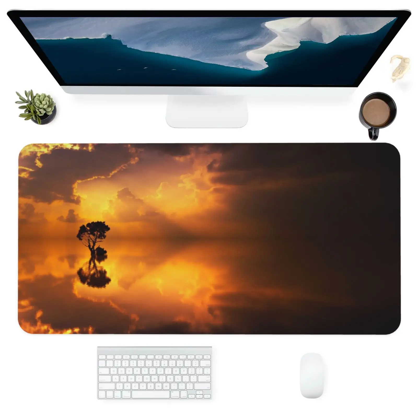 Keyboard Computer Office Supplies Accessories Mouse Pad Durable Personalized Desk Pads Mats Orange Clouds Lake Reflection Gift
Keyboard Computer Office Supplies Accessories Mouse Pad Durable Personalized Desk Pads Mats Orange Clouds Lake Reflection Gift