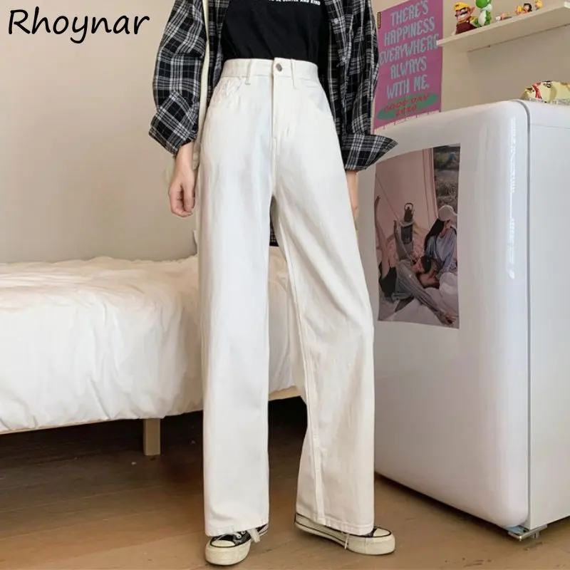 White Jeans Women Autumn High Waist Loose Casual Pure Ulzzang Popular Calça Jeans Feminina All-match BF Stylish Prevalent Young
White Jeans Women Autumn High Waist Loose Casual Pure Ulzzang Popular Calça Jeans Feminina All-match BF Stylish Prevalent Young