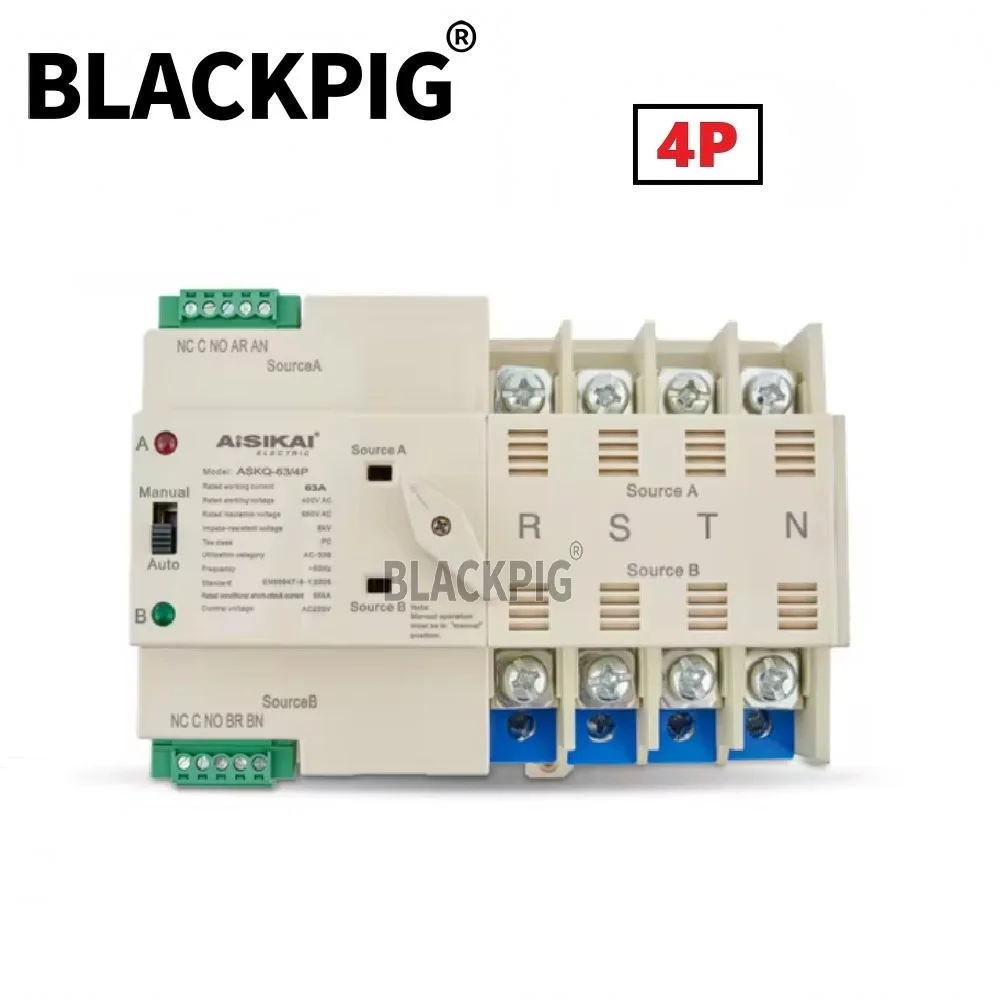 BLACKPIG ASKQ 63A автоматический выключатель
BLACKPIG ASKQ 63A автоматический выключатель