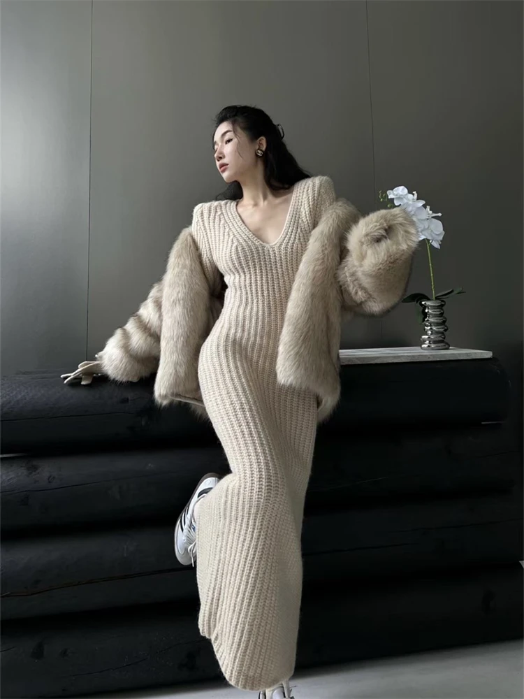 Spring Women Dress Bodycon Mini Evening Female Vintage Party Knitted Women Dresses Girl Casual Vestido Prom Sexy Skinny Fall Y2K
Spring Women Dress Bodycon Mini Evening Female Vintage Party Knitted Women Dresses Girl Casual Vestido Prom Sexy Skinny Fall Y2K