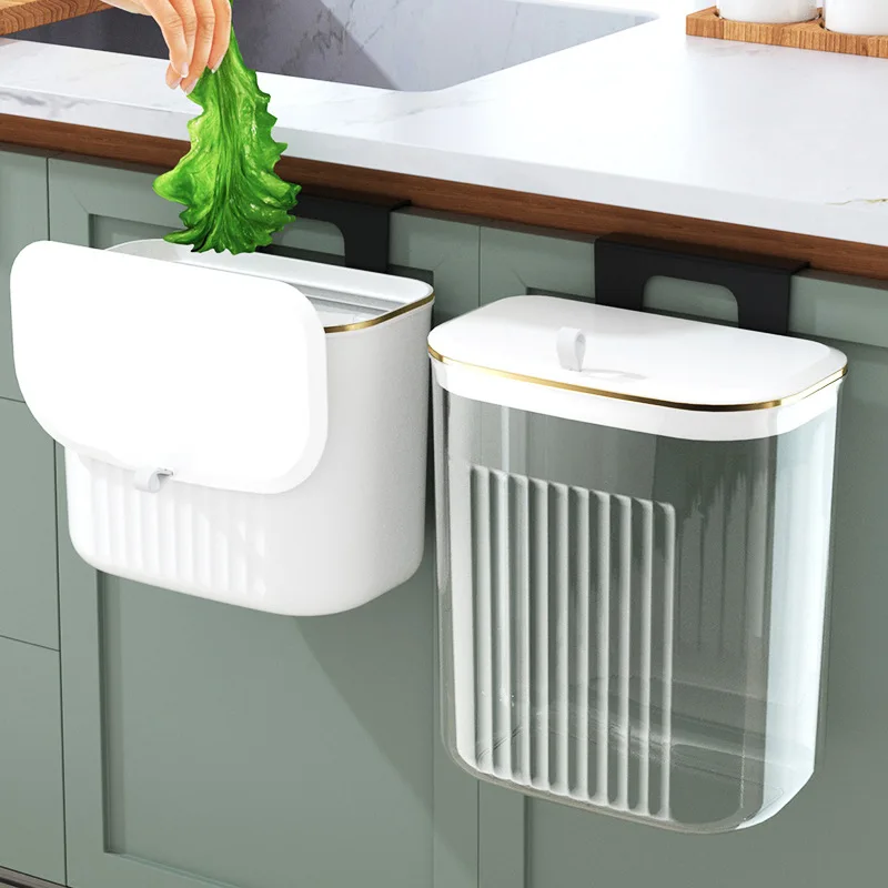 New Wall Mounted Kitchen Trash Can Hanging Trash Bin Cabinet Door Bathroom Trash Can With Lid Garbage Bin Counter Bins Dustbin
New Wall Mounted Kitchen Trash Can Hanging Trash Bin Cabinet Door Bathroom Trash Can With Lid Garbage Bin Counter Bins Dustbin