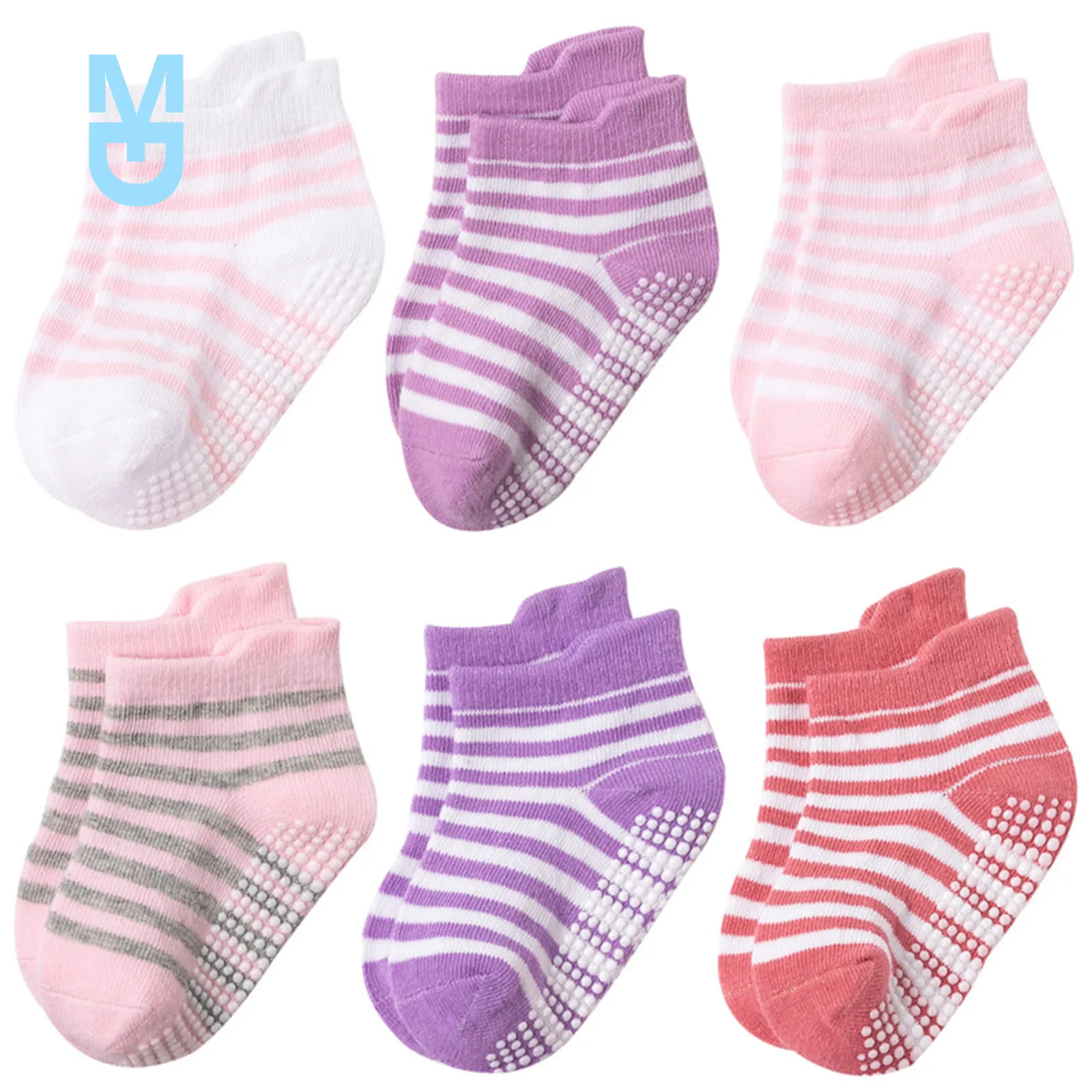 New 6 Pairs/lot 0 To 5 Years Anti-slip Non Skid Ankle Socks With Grips For Baby Toddler Kids Boys Girls All Seasons Cotton Socks
New 6 Pairs/lot 0 To 5 Years Anti-slip Non Skid Ankle Socks With Grips For Baby Toddler Kids Boys Girls All Seasons Cotton Socks