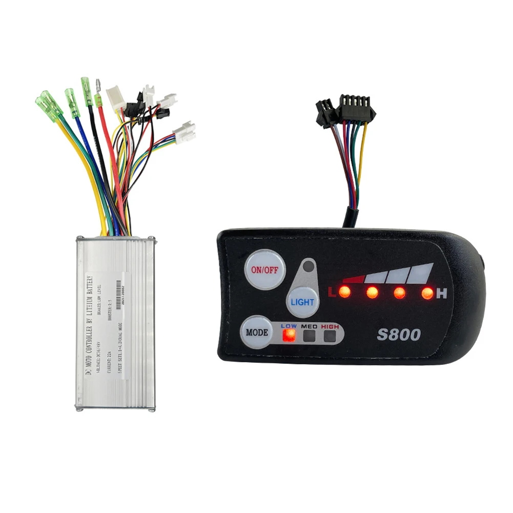 36/48V 500/750W Dual Mode Controller And LED-S800 Display For Electric Scooter Ebike Replacement Kits
36/48V 500/750W Dual Mode Controller And LED-S800 Display For Electric Scooter Ebike Replacement Kits