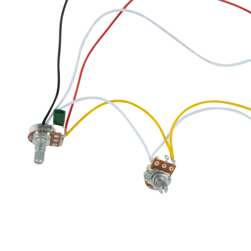 Guitar Parts Wiring Harness Prewired Set Kit Replacement 1 Tone 2 Volume 250K Pots Bass Guitar Easy Installation
Guitar Parts Wiring Harness Prewired Set Kit Replacement 1 Tone 2 Volume 250K Pots Bass Guitar Easy Installation