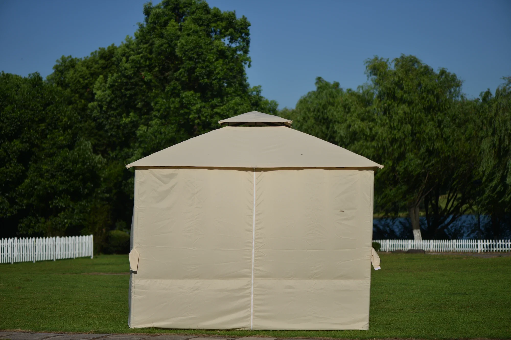 U_STYLE Quality Double Tiered Grill Canopy, Outdoor BBQ Gazebo Tent with UV Protection, Beige
U_STYLE Quality Double Tiered Grill Canopy, Outdoor BBQ Gazebo Tent with UV Protection, Beige