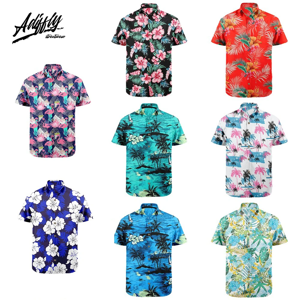 Adiffly Men's Hawaiian Shirt Quick Dry Tropical Aloha Shirts Short Sleeve Beach Holiday Casual Shirts Summer Button Floral Shirt
Adiffly Men's Hawaiian Shirt Quick Dry Tropical Aloha Shirts Short Sleeve Beach Holiday Casual Shirts Summer Button Floral Shirt