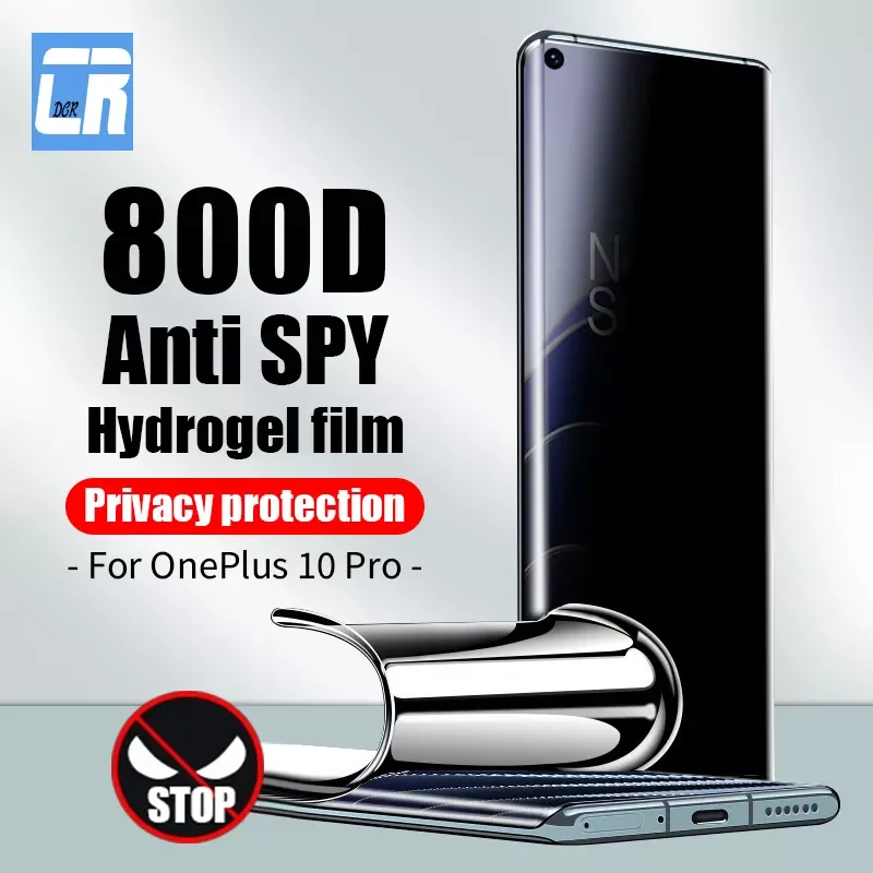 800D Full Curved Privacy Screen Protector for OnePlus 10 9 8 7 7T Pro Anti Peeping Hydrogel Film for OnePlus Nord 2 9R 9 8T
800D Full Curved Privacy Screen Protector for OnePlus 10 9 8 7 7T Pro Anti Peeping Hydrogel Film for OnePlus Nord 2 9R 9 8T
