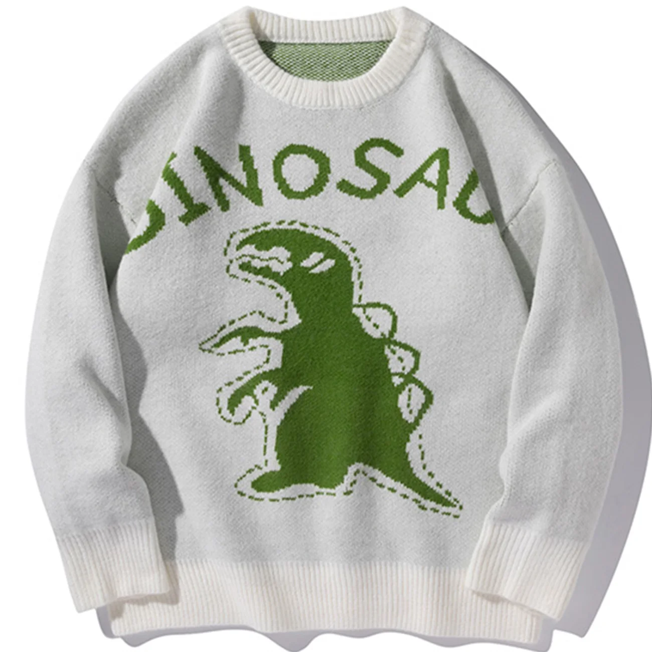 Cartoon LACIBLE Autumn Winter Men Women Dinosaur Pattern Knitted Fashion Harajuku Casual Sweater Pullover Cotton
Cartoon LACIBLE Autumn Winter Men Women Dinosaur Pattern Knitted Fashion Harajuku Casual Sweater Pullover Cotton