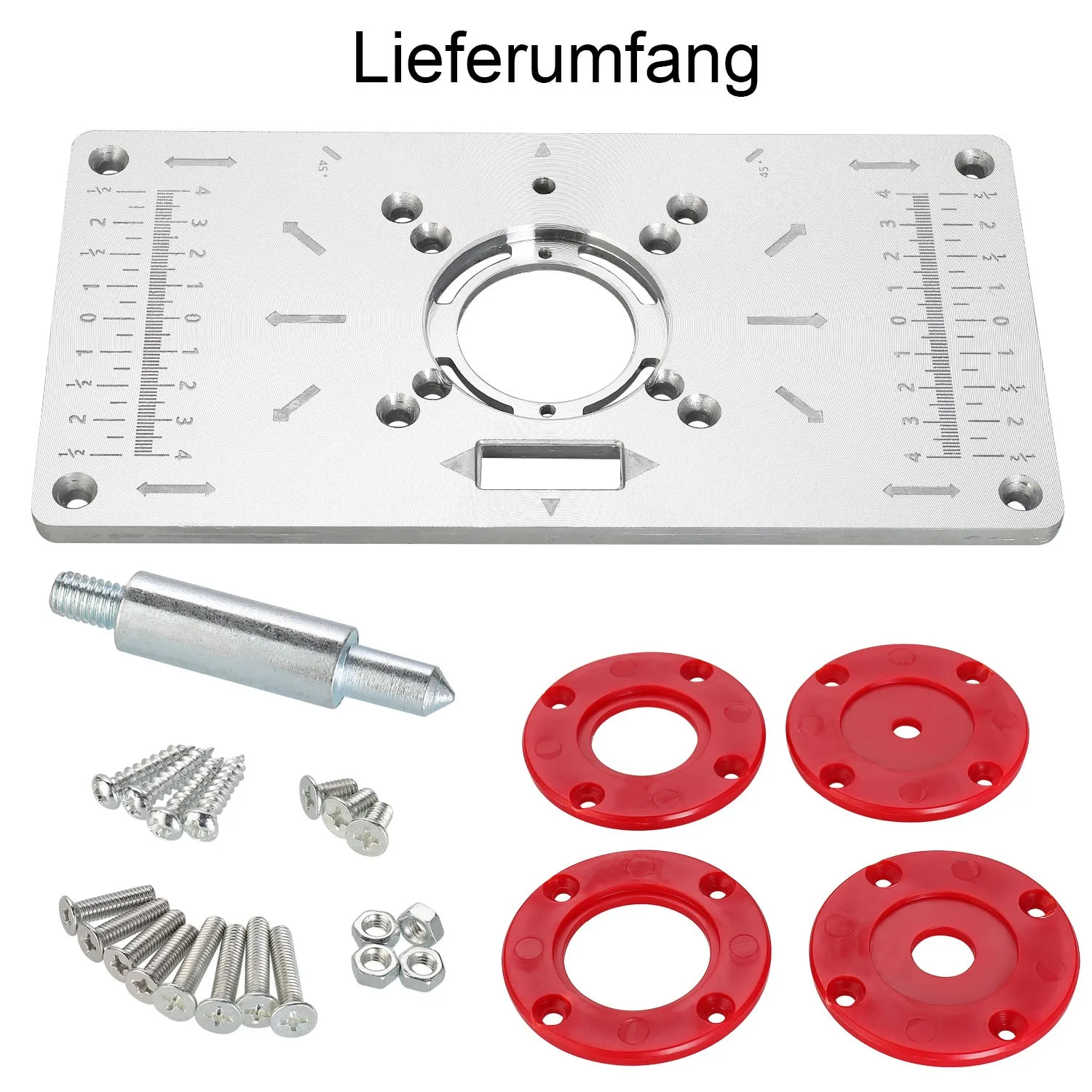 Woodworking Trimmer Reversing Plate Kit For RT0700C 31/24.7/13.3/6.8mm ABS Insertion Ring Wood Milling Flip Board Tools
Woodworking Trimmer Reversing Plate Kit For RT0700C 31/24.7/13.3/6.8mm ABS Insertion Ring Wood Milling Flip Board Tools