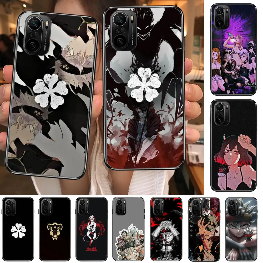 Cartoon Black Clover Phone Case For xiaomi redmi POCO F1 F2 F3 X3 Pro M3 9C 10T Lite NFC Black Cover Silicone Back Prett mi 10 u
Cartoon Black Clover Phone Case For xiaomi redmi POCO F1 F2 F3 X3 Pro M3 9C 10T Lite NFC Black Cover Silicone Back Prett mi 10 u