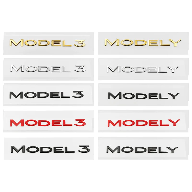 3D ABS Car Styling MODEL 3 Y Letter Decal Emblem Badge Auto Rear Back Trunk Sticker For Tesla Model 3 MODEL Y 2021 2022 2023
3D ABS Car Styling MODEL 3 Y Letter Decal Emblem Badge Auto Rear Back Trunk Sticker For Tesla Model 3 MODEL Y 2021 2022 2023