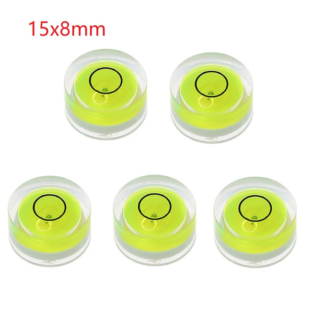 5Pcs Precision Spirit Level Set Round Bubble Level Spirit Leveller Bullseye Leveling Measurement Tools Mark Surface
5Pcs Precision Spirit Level Set Round Bubble Level Spirit Leveller Bullseye Leveling Measurement Tools Mark Surface