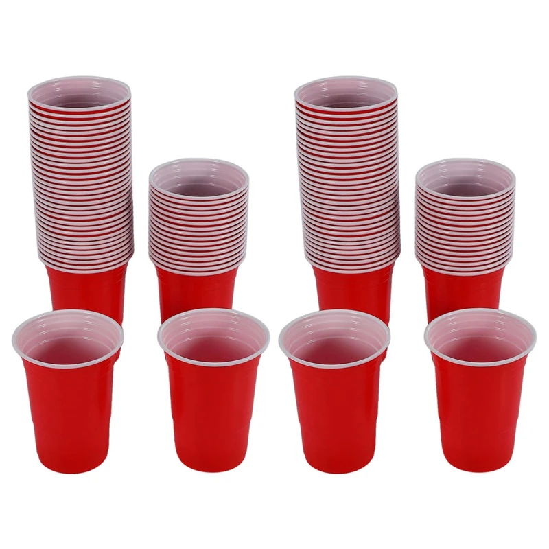 100Pcs/Set 450Ml Red Disposable Plastic Cup Party Cup Bar Restaurant Supplies Household Items For Home Supplies
100Pcs/Set 450Ml Red Disposable Plastic Cup Party Cup Bar Restaurant Supplies Household Items For Home Supplies