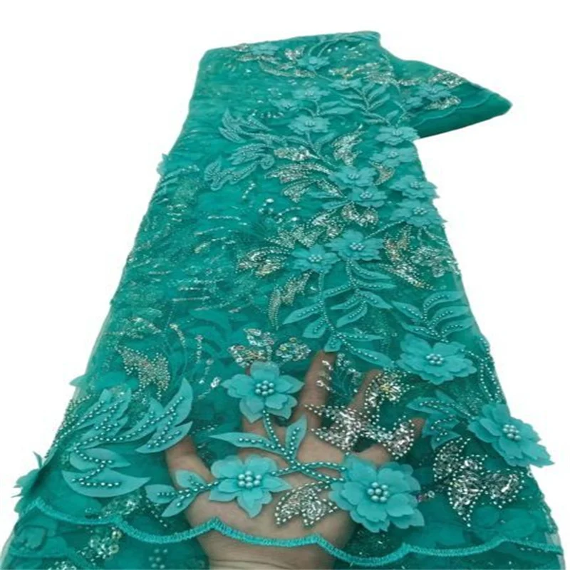 White Hot Sale African 3d flower Lace Fabric High Quality Beads Nigeria French Tulle Mesh Lace Fabric for Bridal Materials Sew
White Hot Sale African 3d flower Lace Fabric High Quality Beads Nigeria French Tulle Mesh Lace Fabric for Bridal Materials Sew
