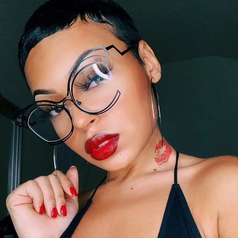 Очки женские с защитой от синего света, модные простые ажурные очки в стиле ретро, минимализм, вогнутая форма, студенческие очки
Очки женские с защитой от синего света, модные простые ажурные очки в стиле ретро, минимализм, вогнутая форма, студенческие очки