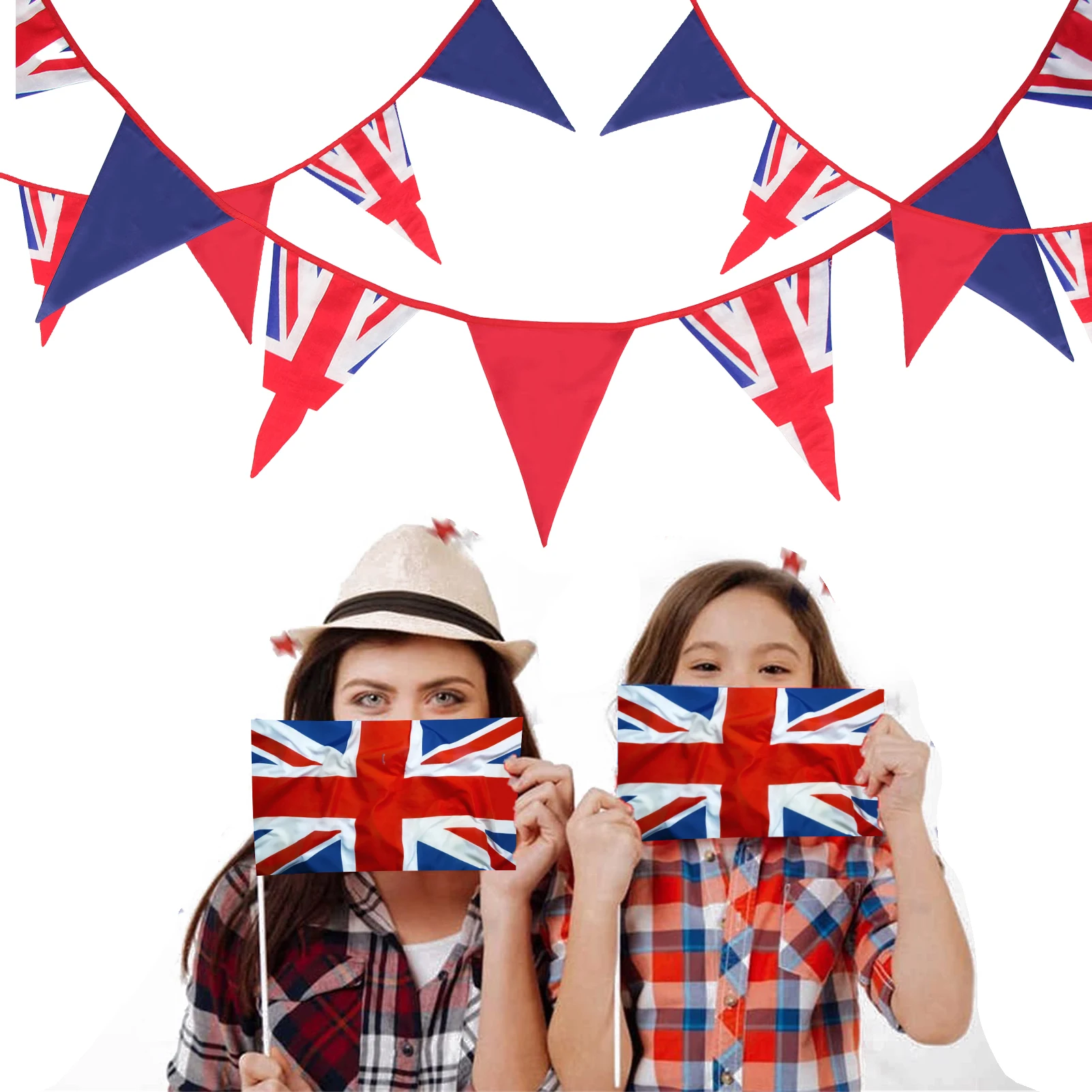 Cotton British Style Triangle Flag British Patriotic Festival Decorative Bunting Union Jack Bunting Flag For Jubilee National Ro
Cotton British Style Triangle Flag British Patriotic Festival Decorative Bunting Union Jack Bunting Flag For Jubilee National Ro