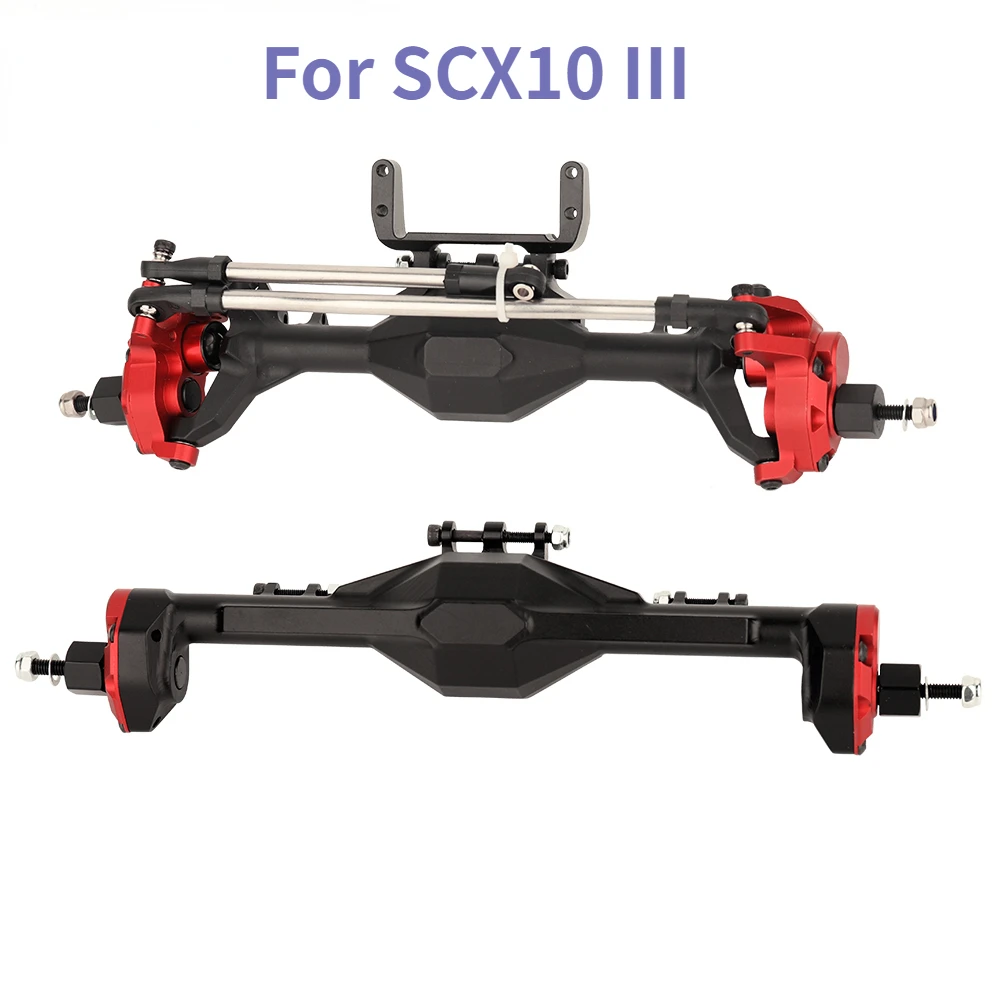 SCX10 III New Upgrade Parts Aluminum CNC Machined Integrated 1:10 Front and Rear Portal Axle for 1/10 RC Crawler Car Axial
SCX10 III New Upgrade Parts Aluminum CNC Machined Integrated 1:10 Front and Rear Portal Axle for 1/10 RC Crawler Car Axial