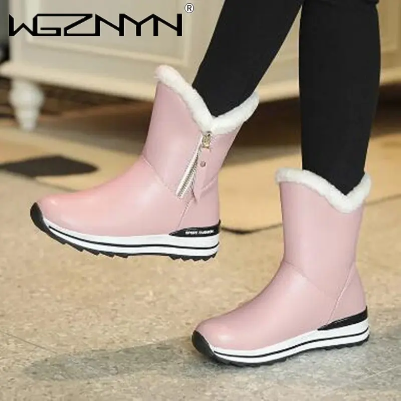 NEW Fashion Winter Warm Fur Platform Women Shoes PU Leather Round Toe Fashion Snow Boots Wedges Zipper Mid Calf Boots Size 33-40
NEW Fashion Winter Warm Fur Platform Women Shoes PU Leather Round Toe Fashion Snow Boots Wedges Zipper Mid Calf Boots Size 33-40