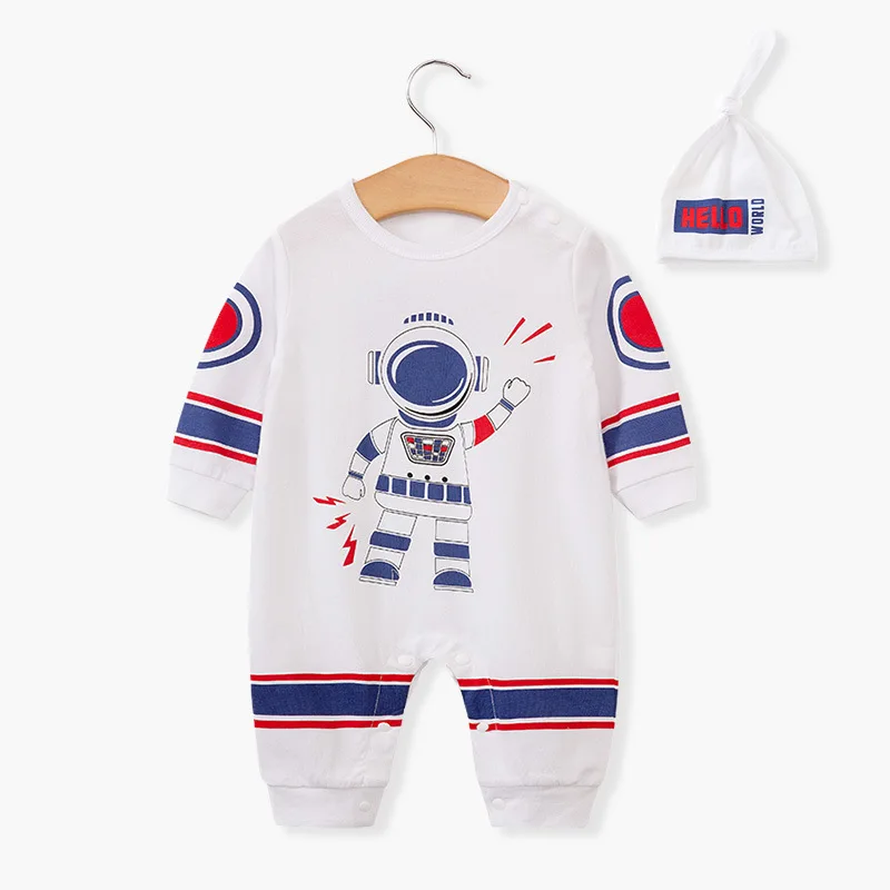 

ABEBE Newborn Baby Boy Clothes Romper Jumpsuits Astronaut Spacesuit Costume Children Cloth Infant Bodysuit New Born Overalls