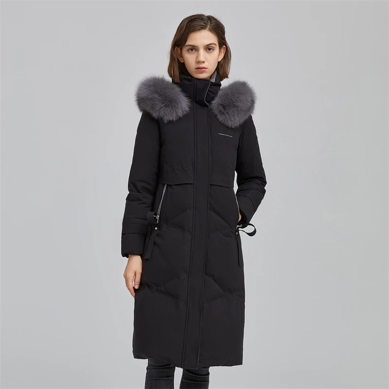 TANBOER Fashion Fox Fur Winter Long Windproof Women Hooded Zipper Down Jacket Coats for Female TB211758
TANBOER Fashion Fox Fur Winter Long Windproof Women Hooded Zipper Down Jacket Coats for Female TB211758