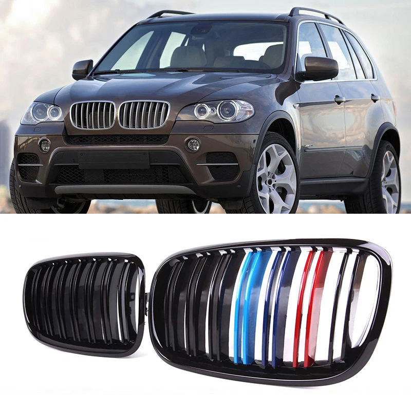 Car Kidney Grill Gloss Black M Racing Double Line Grille For BMW E70 E71 E72 X5 X6 2007-2014 Car Tuning Front Grills Accessories
Car Kidney Grill Gloss Black M Racing Double Line Grille For BMW E70 E71 E72 X5 X6 2007-2014 Car Tuning Front Grills Accessories