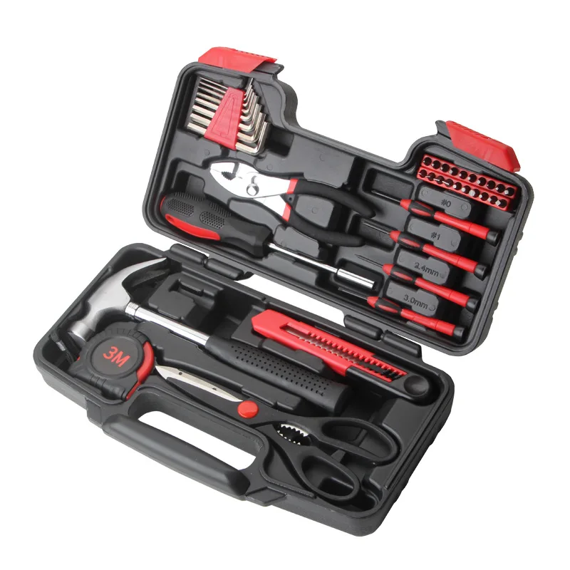 B50 Household Multi-function Tool Box Hardware Combination Tool General Hand Maintenance Tape Measure Batch Head Repair Kit
B50 Household Multi-function Tool Box Hardware Combination Tool General Hand Maintenance Tape Measure Batch Head Repair Kit