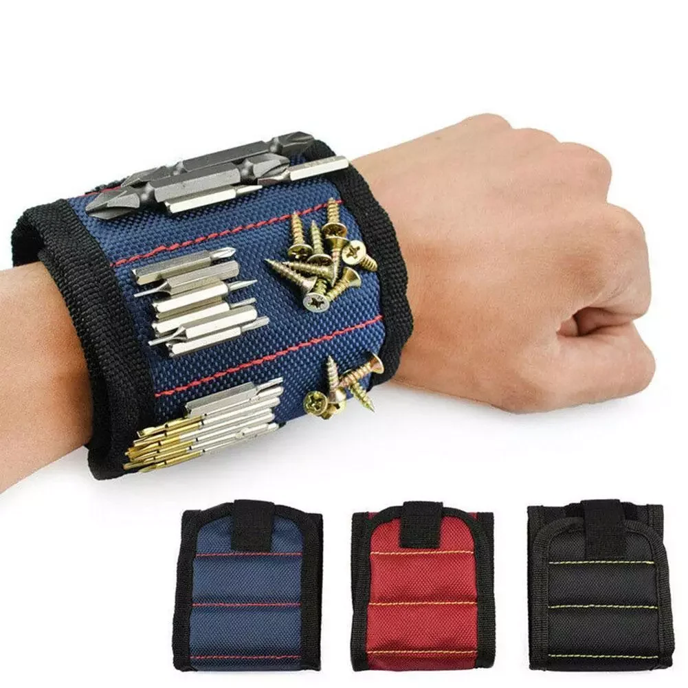 Wristband Strong Magnets Portable Bag Electrician Tool Bag Screws Drill Holder Repair Tool Belt Portable Tool Bag 2021
Wristband Strong Magnets Portable Bag Electrician Tool Bag Screws Drill Holder Repair Tool Belt Portable Tool Bag 2021