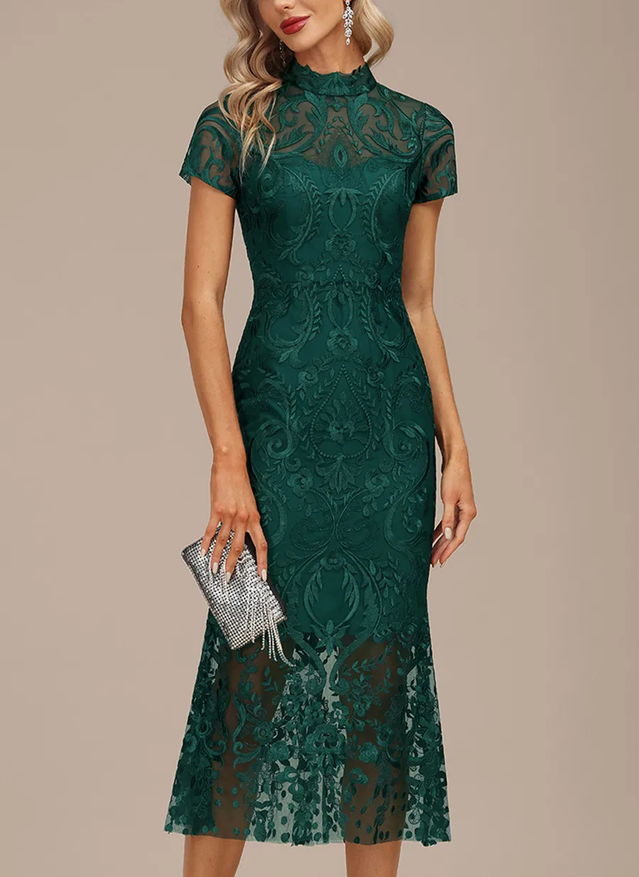 Plus Size Green Knee Length Lace Satin Mother Bride Dresses For Weddings Guests Prom Evening Dress Sweep Train robe de soiree
Plus Size Green Knee Length Lace Satin Mother Bride Dresses For Weddings Guests Prom Evening Dress Sweep Train robe de soiree