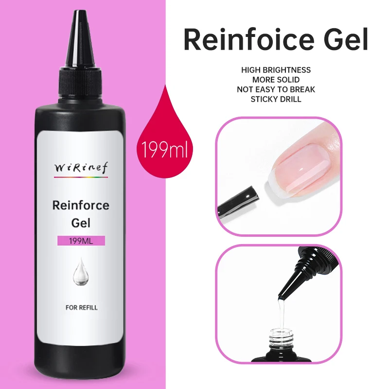 WiRinef 199ml UV Gel No Wipe Top Coat Base Coat Nail Polish Liquid Peel Off Tape Cuticle Oil
WiRinef 199ml UV Gel No Wipe Top Coat Base Coat Nail Polish Liquid Peel Off Tape Cuticle Oil