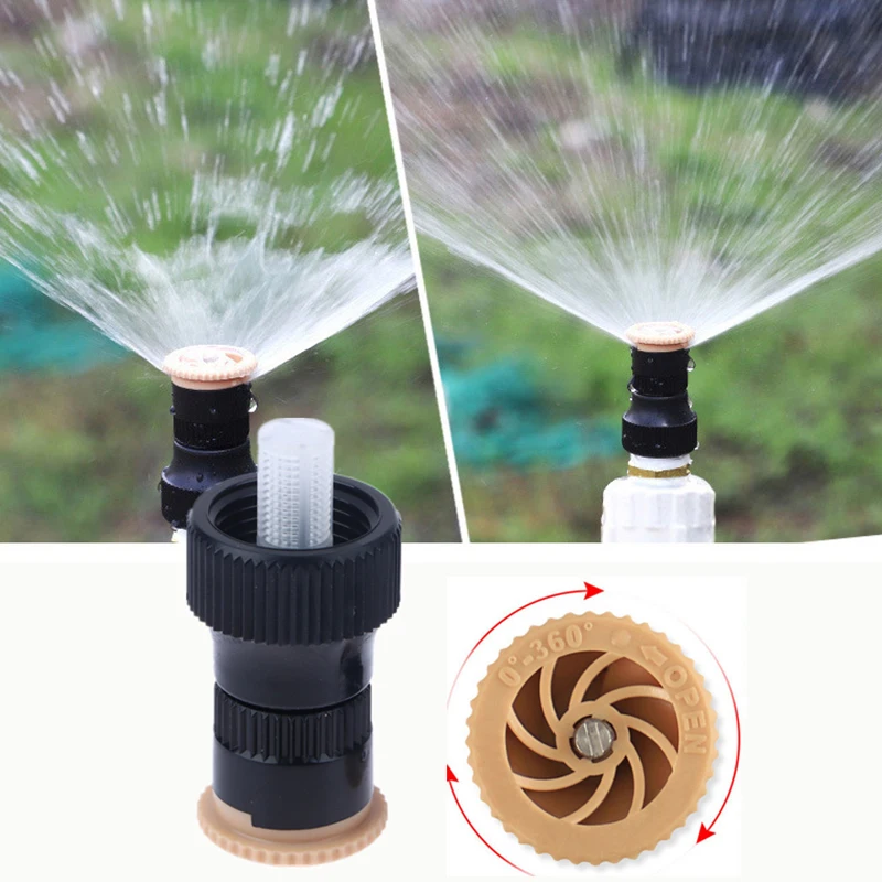 1pc Garden Irrigation Sprinkler With Plastic Spike Support 1/2" Thread 0-360 Degrees Adjustable Nozzle
1pc Garden Irrigation Sprinkler With Plastic Spike Support 1/2" Thread 0-360 Degrees Adjustable Nozzle
