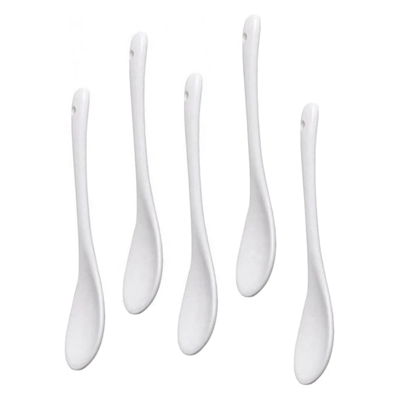 A63I 5PCS White Porcelain Egg Spoons Ceramic Spoons Coffee Spoon Dessert Spoon Mocha Dip Serving Spoon
A63I 5PCS White Porcelain Egg Spoons Ceramic Spoons Coffee Spoon Dessert Spoon Mocha Dip Serving Spoon