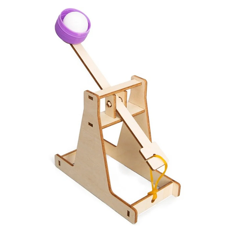 DIY Assembly Wooden Trebuchet Catapult Vehicle Model Kits Children Kids Scientific Experiment Small Physical Invention Toy Gifts
DIY Assembly Wooden Trebuchet Catapult Vehicle Model Kits Children Kids Scientific Experiment Small Physical Invention Toy Gifts