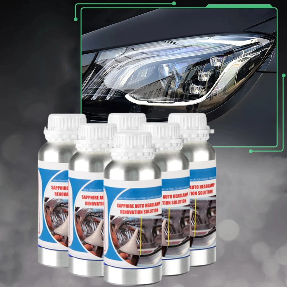 100ML Car Headlights Cleaning Headlights Liquid Polymer Light Restoration Polished Headlight Kit
100ML Car Headlights Cleaning Headlights Liquid Polymer Light Restoration Polished Headlight Kit