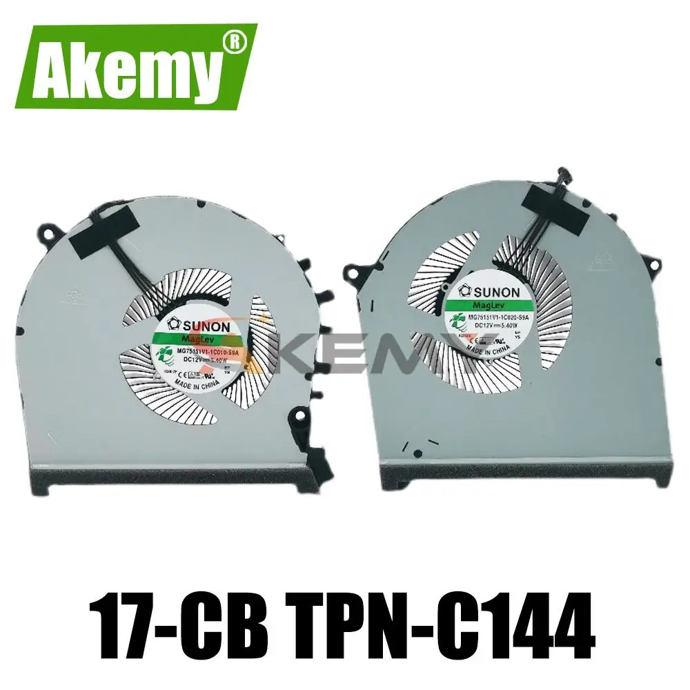 New original CPU and GPU cooling fan RTX/GTX For HP OMEN 17-CB TPN-C144 MG75151V1-1C010-S9A MG75091V1-1C020-S9A 4Pin
New original CPU and GPU cooling fan RTX/GTX For HP OMEN 17-CB TPN-C144 MG75151V1-1C010-S9A MG75091V1-1C020-S9A 4Pin