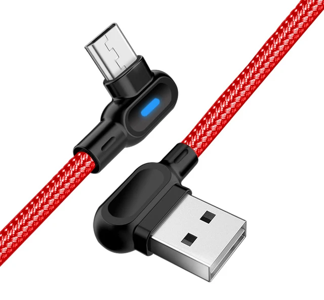 Acgicea 90 Degree Elbow Micro USB Type C Cable Light LED Fast Charging For Samsung Type-C Microusb Charger Data Cables
Acgicea 90 Degree Elbow Micro USB Type C Cable Light LED Fast Charging For Samsung Type-C Microusb Charger Data Cables