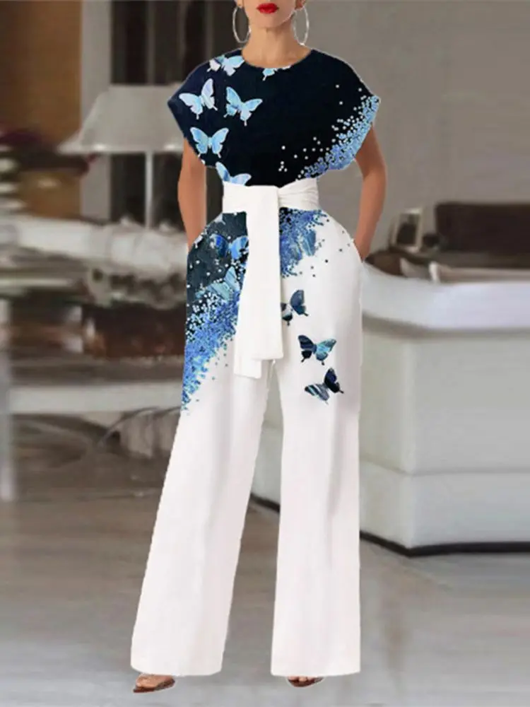 VONDA 2022 Fashion Spring Jumpsuit Women O Neck Printed Rompers Female Casual Long Sleeve Overalls Bodysuits Oversized Playsuits
VONDA 2022 Fashion Spring Jumpsuit Women O Neck Printed Rompers Female Casual Long Sleeve Overalls Bodysuits Oversized Playsuits