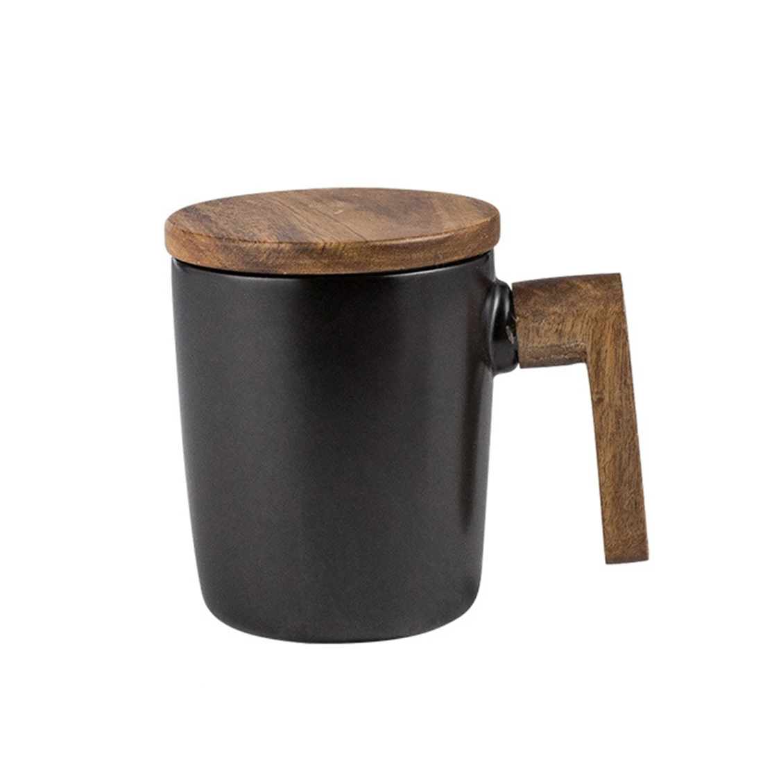 Wooden Handle with Cover Coffee Cup Lovers Coffee Mugs Ceramic Coffee Mug Cup Set Wooden Coffee Cup Black
Wooden Handle with Cover Coffee Cup Lovers Coffee Mugs Ceramic Coffee Mug Cup Set Wooden Coffee Cup Black