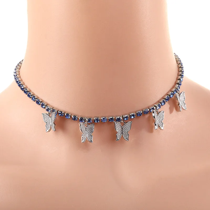 Butterfly Tassels Pendant Choker Necklace Women Hip-Hop Crystal Bohemian Beach Jewelry Gift Necklaces
Butterfly Tassels Pendant Choker Necklace Women Hip-Hop Crystal Bohemian Beach Jewelry Gift Necklaces