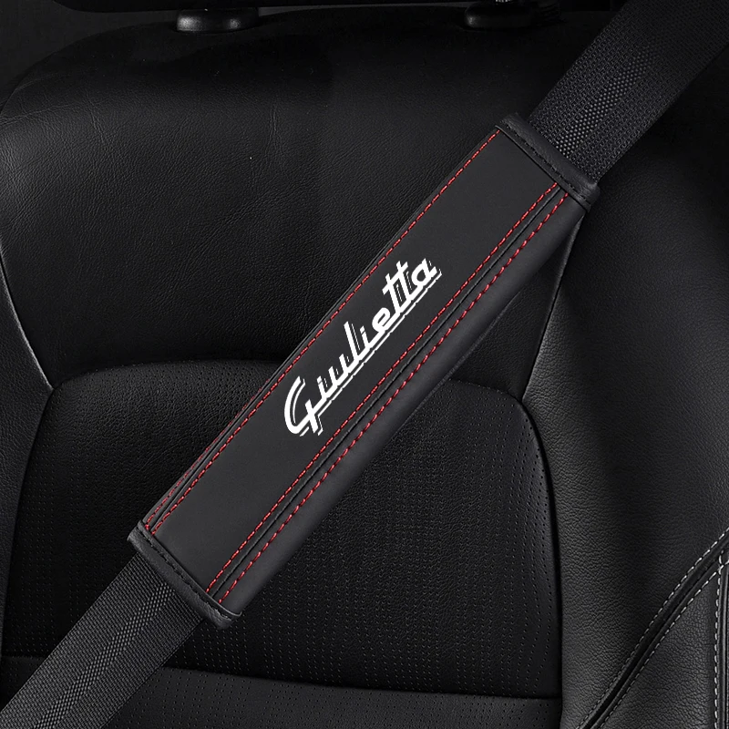 Leather Car Seat Belt Shoulder Guard Pads Covers For Alfa Romeo Giulietta Shoulder Protection Car Emblem Interior Accessories
Leather Car Seat Belt Shoulder Guard Pads Covers For Alfa Romeo Giulietta Shoulder Protection Car Emblem Interior Accessories