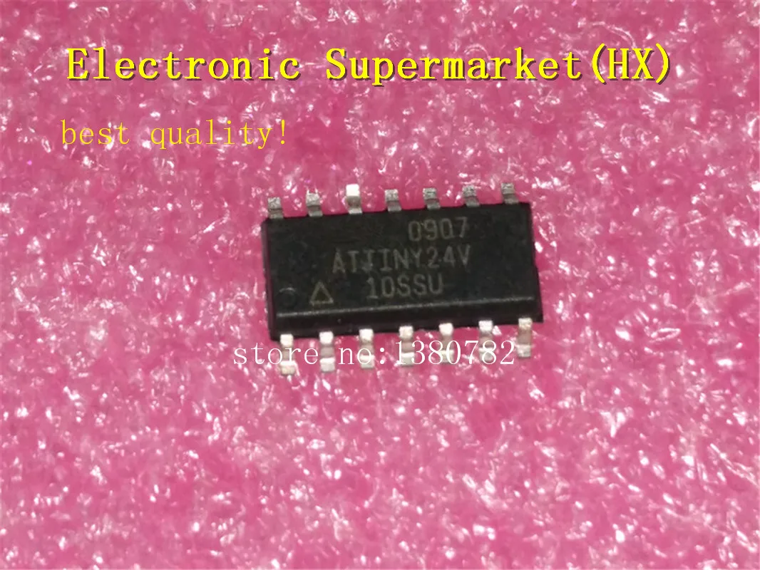 Free Shipping 100pcs/lots ATTINY24V-10SSU ATTINY24V ATTINY24 SOP-14 New original IC In stock!
Free Shipping 100pcs/lots ATTINY24V-10SSU ATTINY24V ATTINY24 SOP-14 New original IC In stock!