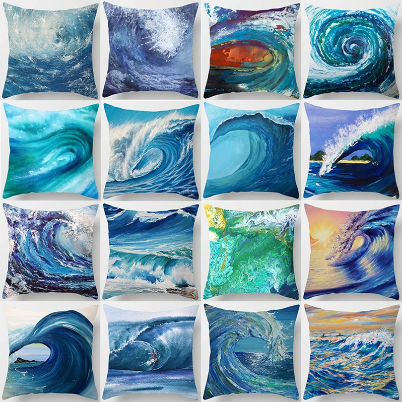 Wave Painting Series Throw Pillow Gift Home Office Decoration Throw Pillow Bedroom Sofa Car Cushion Cover funda de almohada
Wave Painting Series Throw Pillow Gift Home Office Decoration Throw Pillow Bedroom Sofa Car Cushion Cover funda de almohada