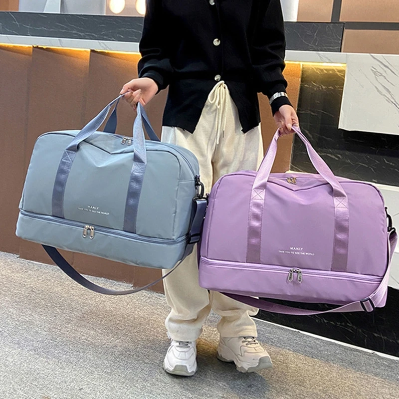 Fashion Travel Bags for Women Large Capacity Men's Sports Bag Weekend Messenger Dry and Wet Separation Shoes
Fashion Travel Bags for Women Large Capacity Men's Sports Bag Weekend Messenger Dry and Wet Separation Shoes