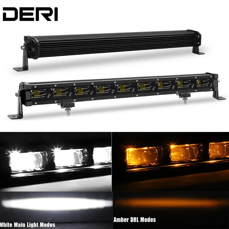 

8inch 14inch 20inch 6D Slim LED Light Bar Work Light 12V 24V Driving Fog Car led bar For Jeep Offroad ATV SUV 4WD barra de led