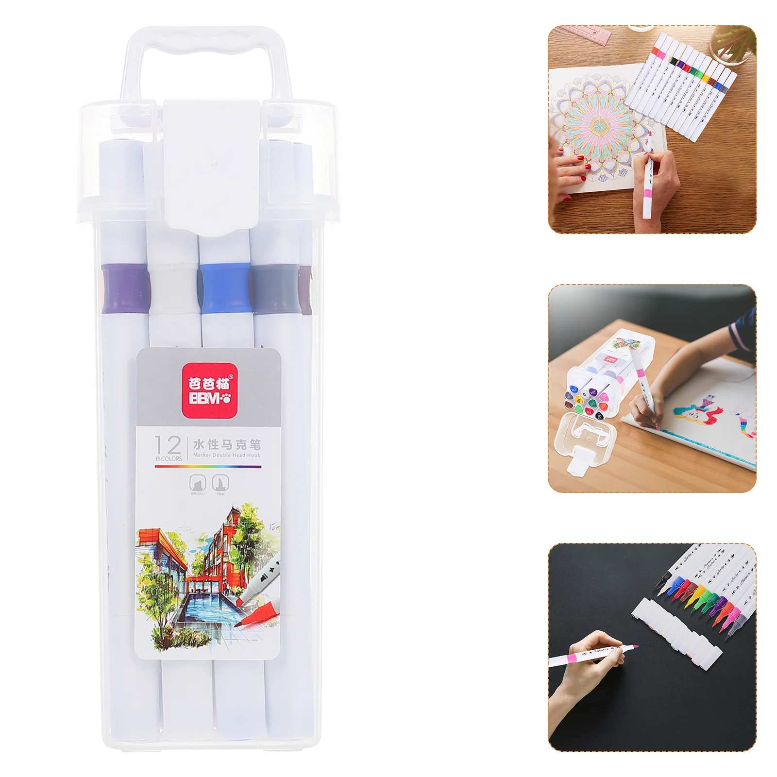 Markers Pens Set Markerdouble Pen End Tip Dual Coloringrockscolored Watercolor Drawingcase Painting Based Color Fine Headed
Markers Pens Set Markerdouble Pen End Tip Dual Coloringrockscolored Watercolor Drawingcase Painting Based Color Fine Headed